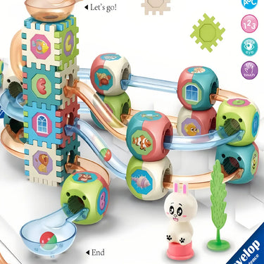 DIY BALL TRACK BUILDING BLOCKS